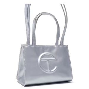 TELFAR SILVER BAG
